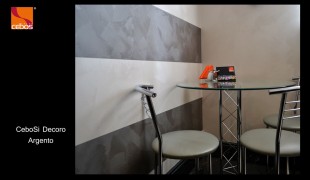 Портфолио - отделка стен, потолков и фасадов декоративной
штукатуркой и декоративными красками итальянского производителя Cebos